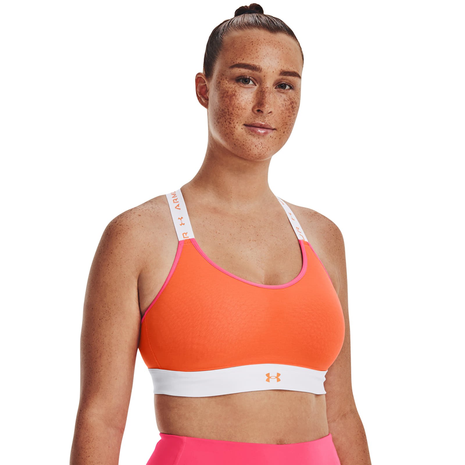 Sutien Under Armour Infinity Mid - Run Hook White