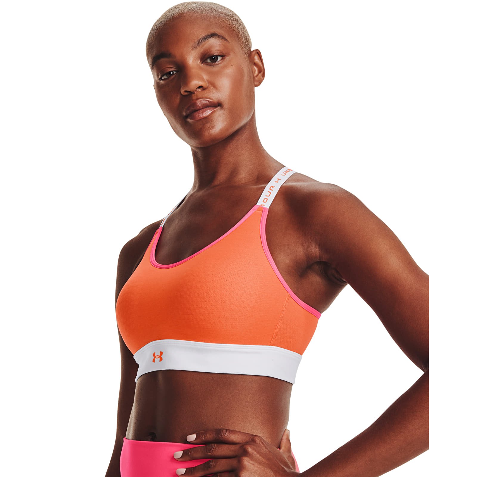 Sutien Under Armour Infinity Mid - Run Hook White