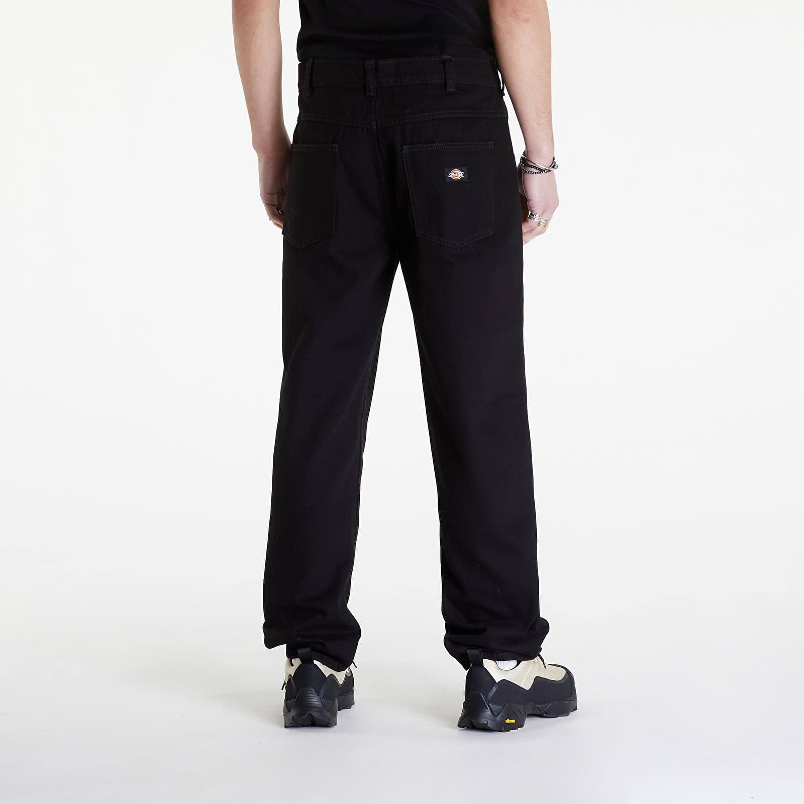 Teksad Dickies Houston Denim Trousers Rinsed Black