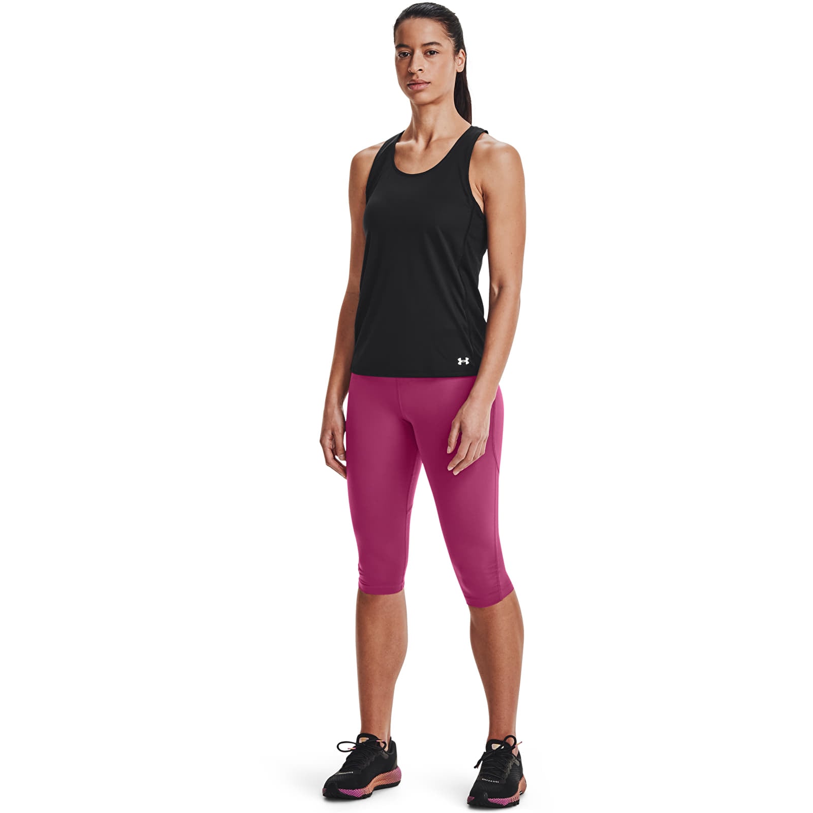 Tank tops Under Armour Fly By Tank Black