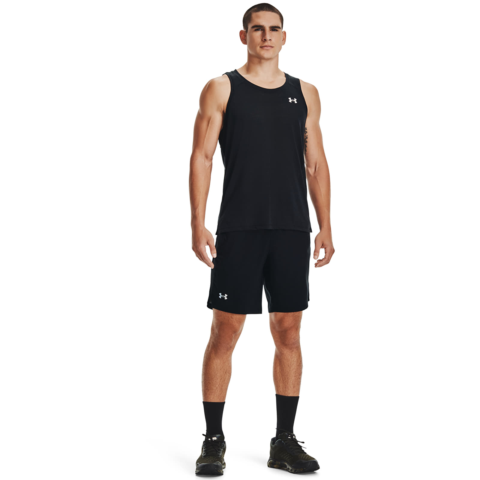 Tiltiņi Under Armour Streaker Singlet Black