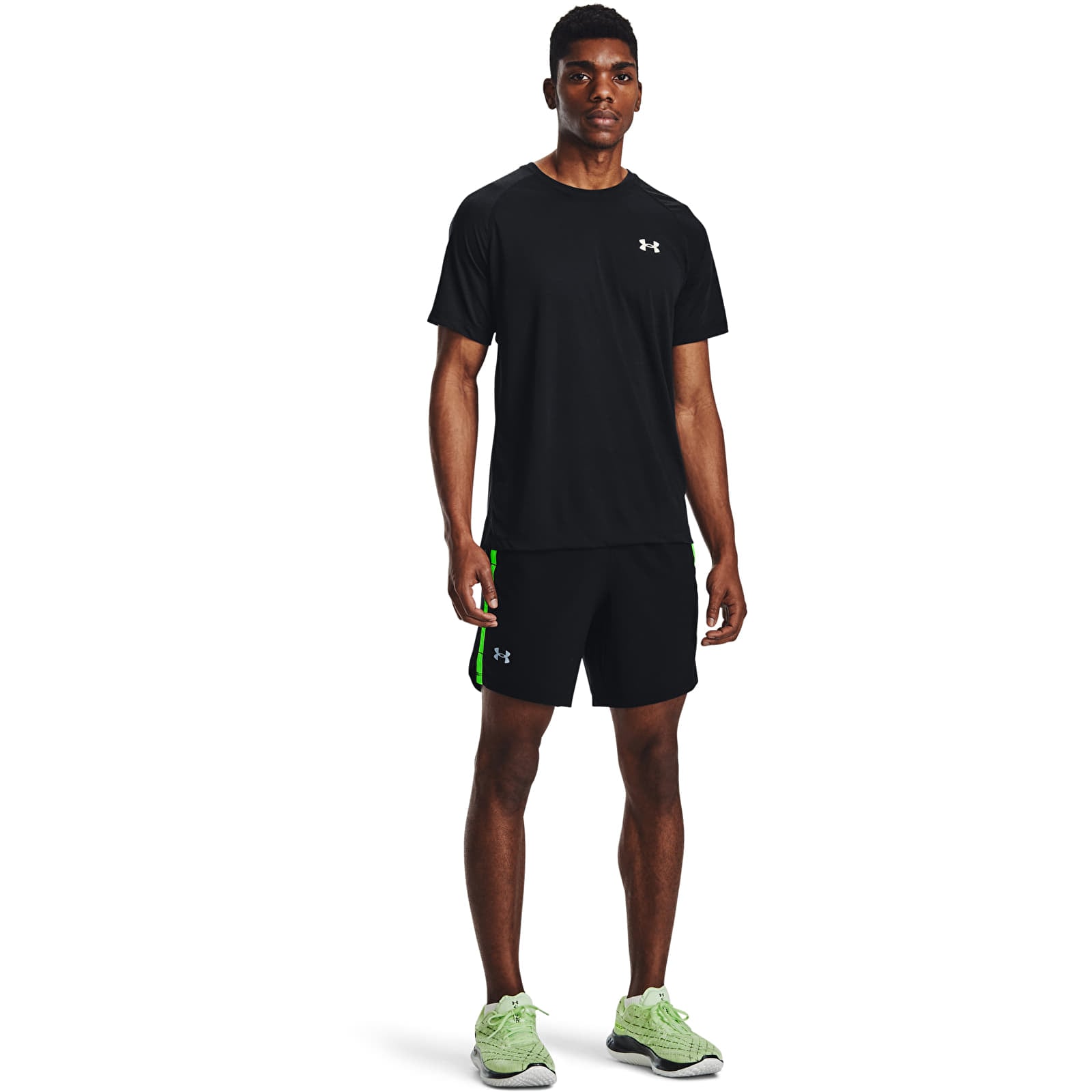 Magliette Under Armour Streaker Tee Black