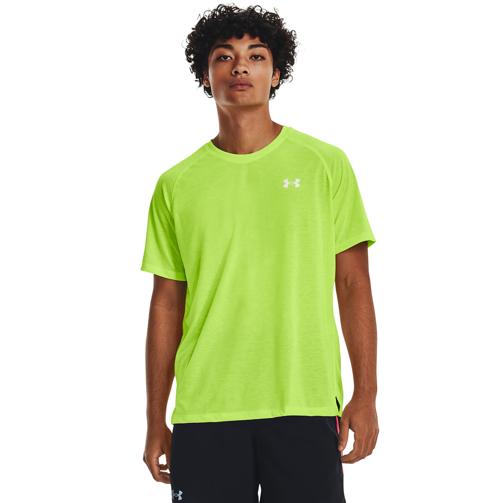 T Shirts Under Armour Streaker Tee Green Queens