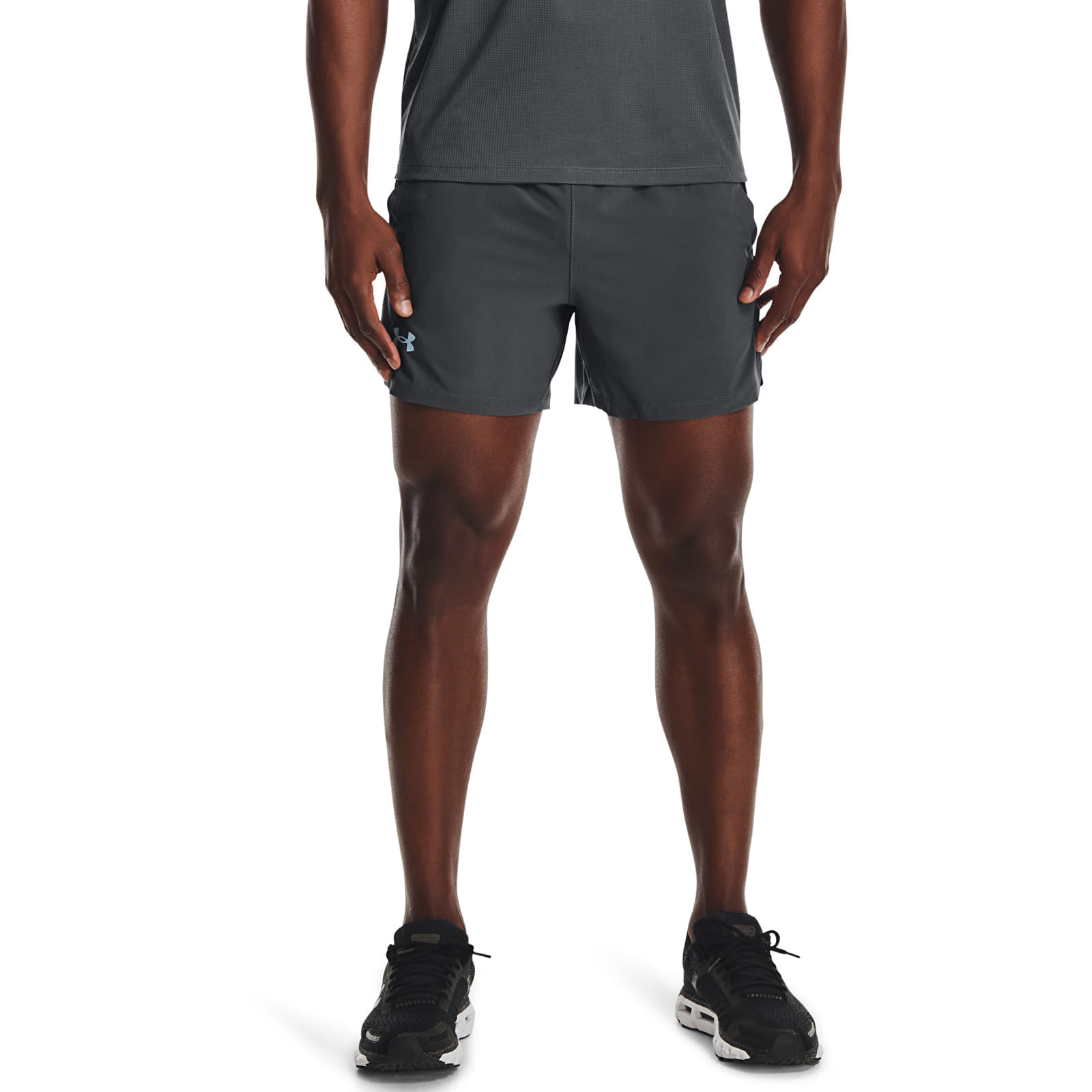 Pantaloncini Under Armour Launch 5'' Short Pitch Gray XXL