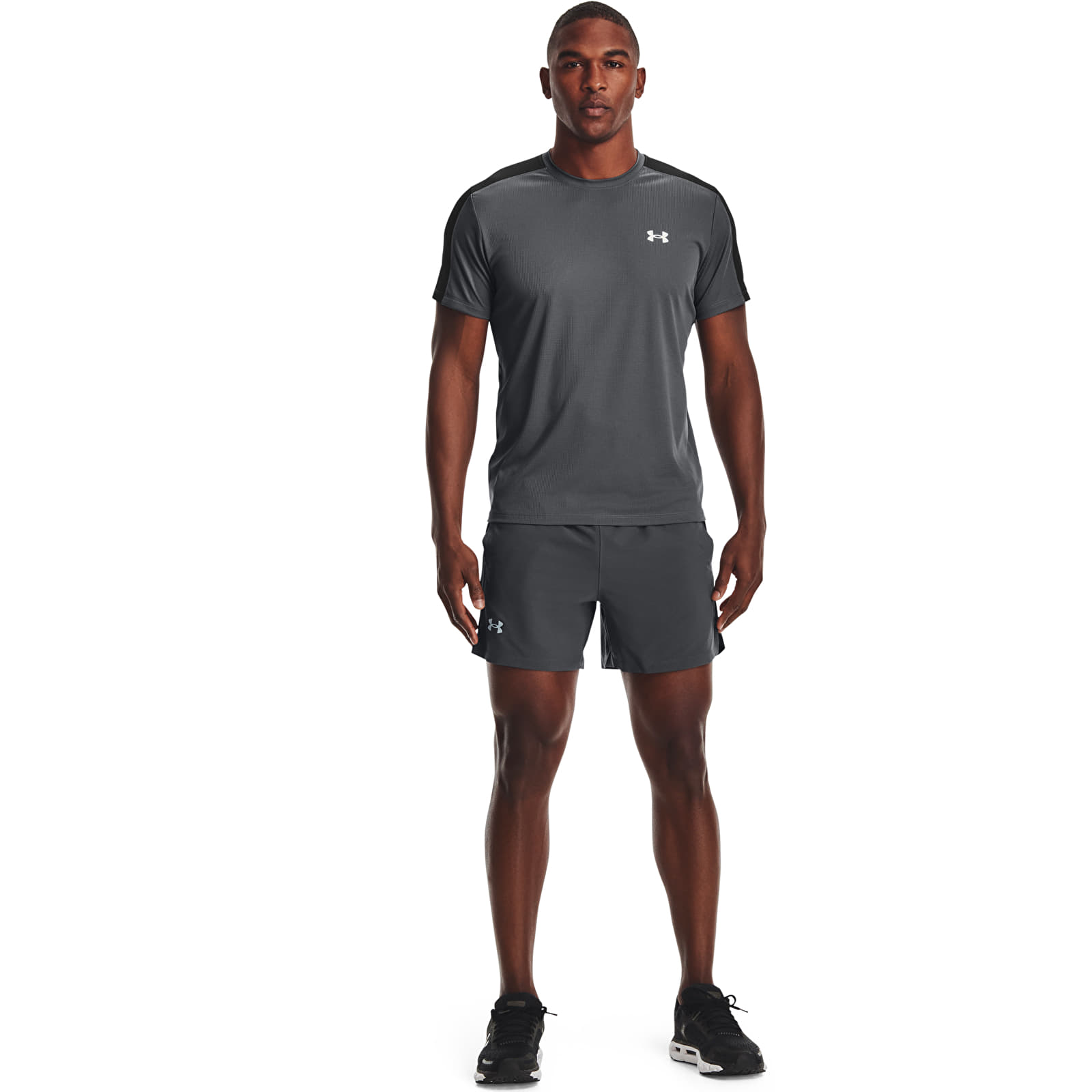 Shorts Under Armour Launch 5'' Short Pitch Gray