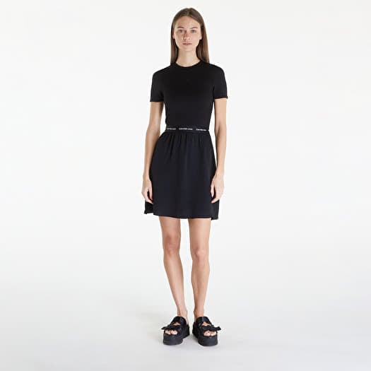 Calvin klein jeans dress black cheap