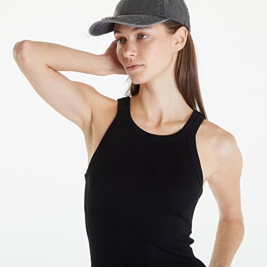 Tank tops Calvin Klein Jeans Variegated Rib Woven Tank Top Black | Queens