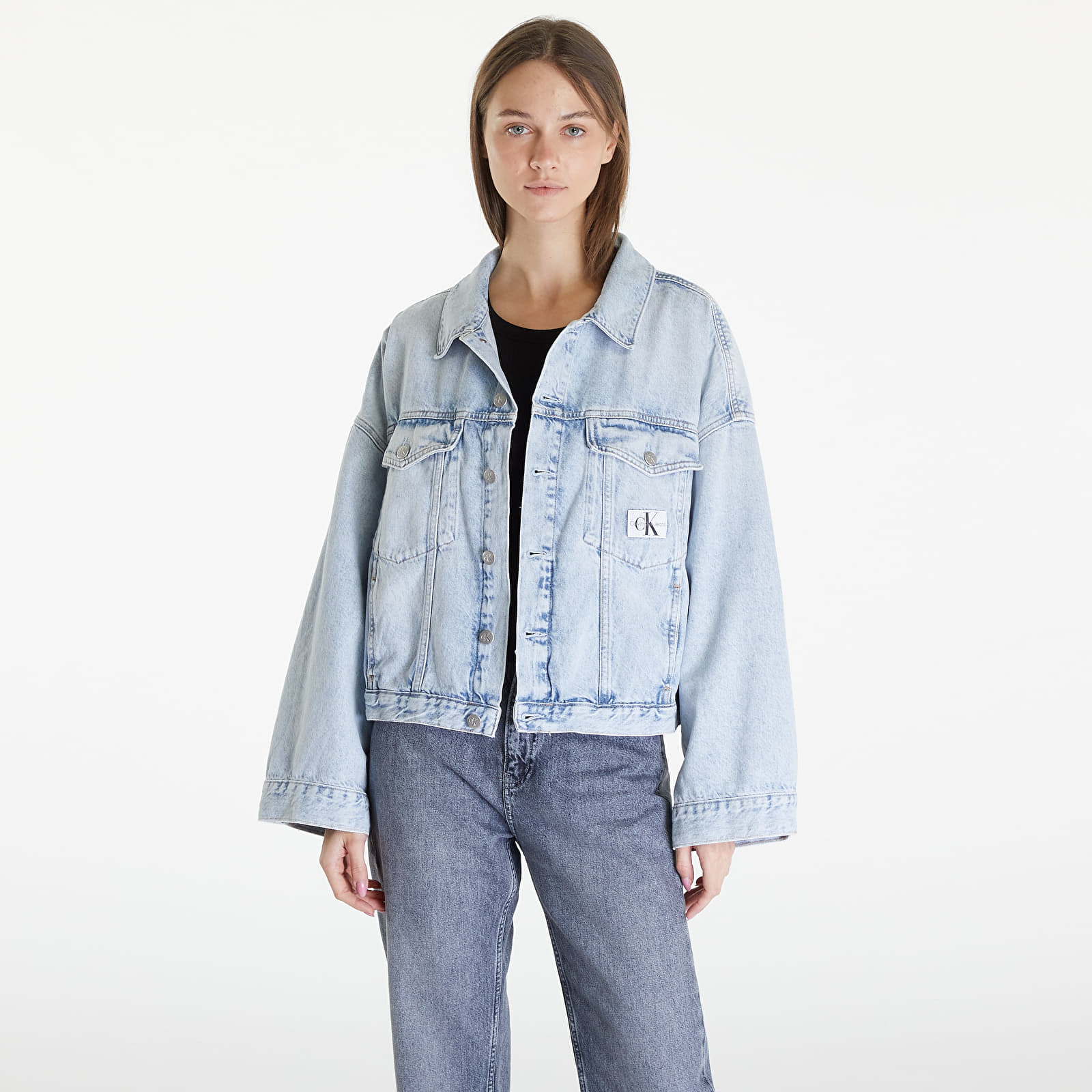 Bundy Calvin Klein Jeans Relaxed Denim Jacket Denim