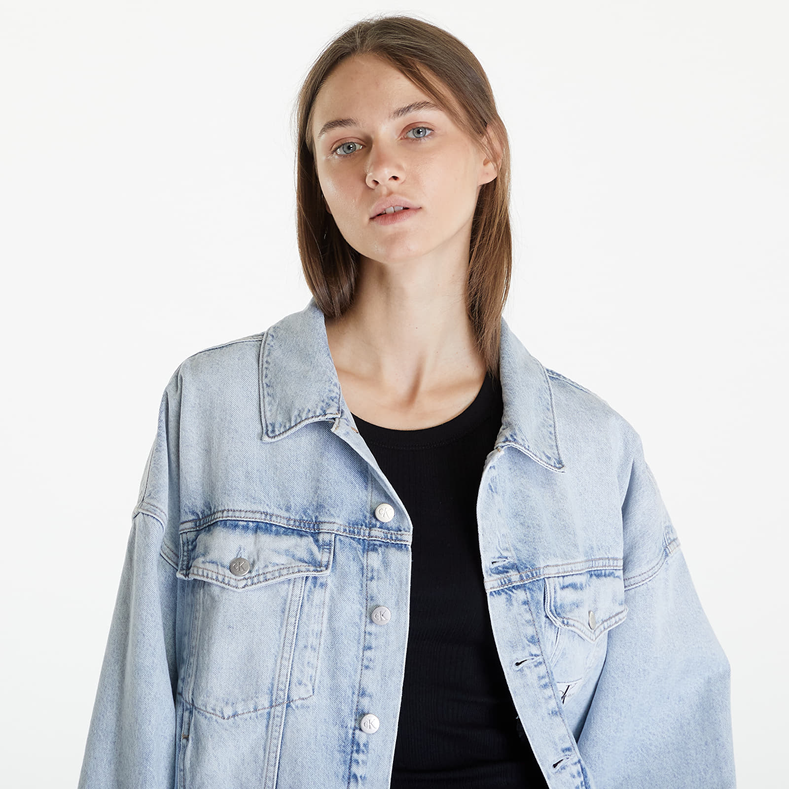 Bundy Calvin Klein Jeans Relaxed Denim Jacket Denim