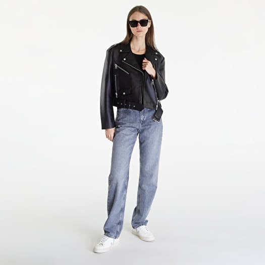 Women s jackets Calvin Klein Jeans Classic Faux Leather Black Queens