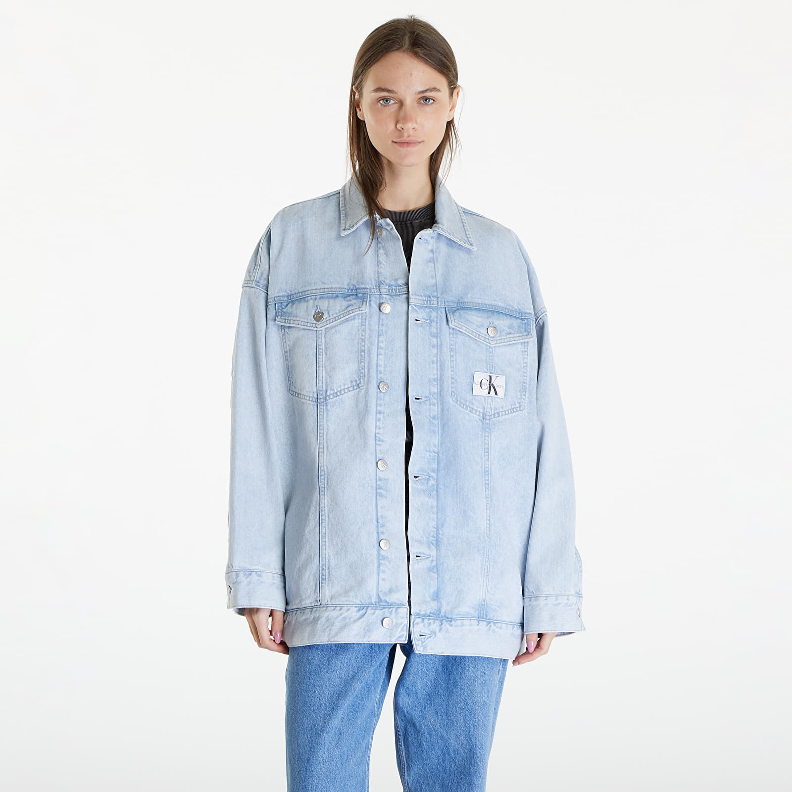 Casacos Calvin Klein Jeans Extreme Oversize Jeans Jacket Denim Light