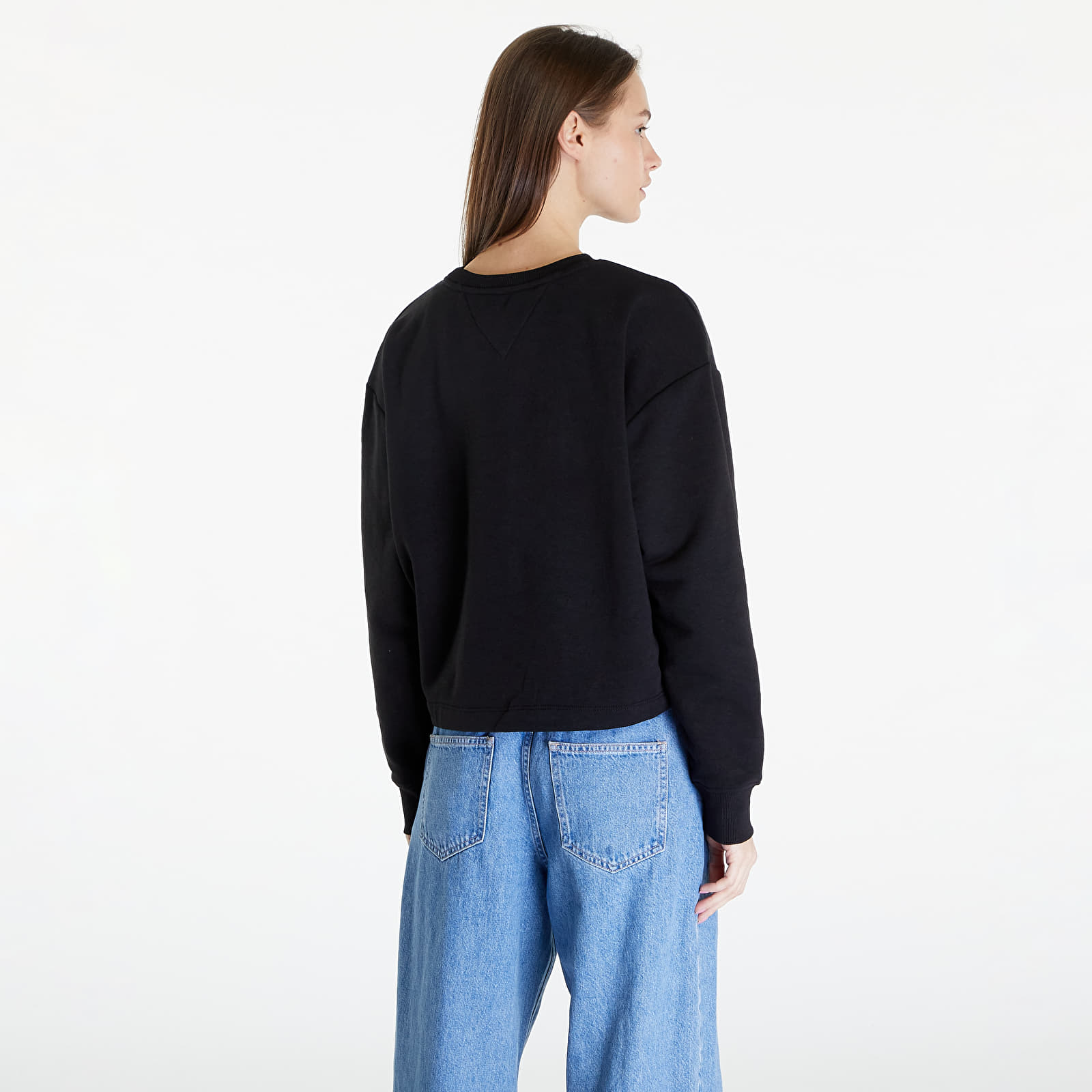 Sweatshirts Tommy Jeans Essential Logo 2 Relaxed Fit Crewneck Black