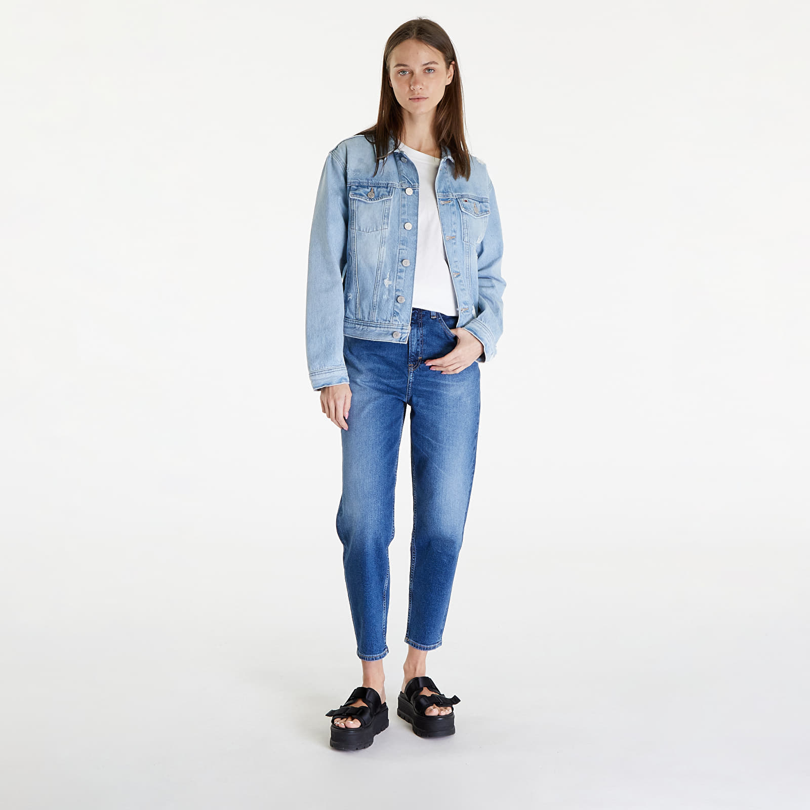 Takit Tommy Jeans Mom Classic Jeans Jacket Denim Light