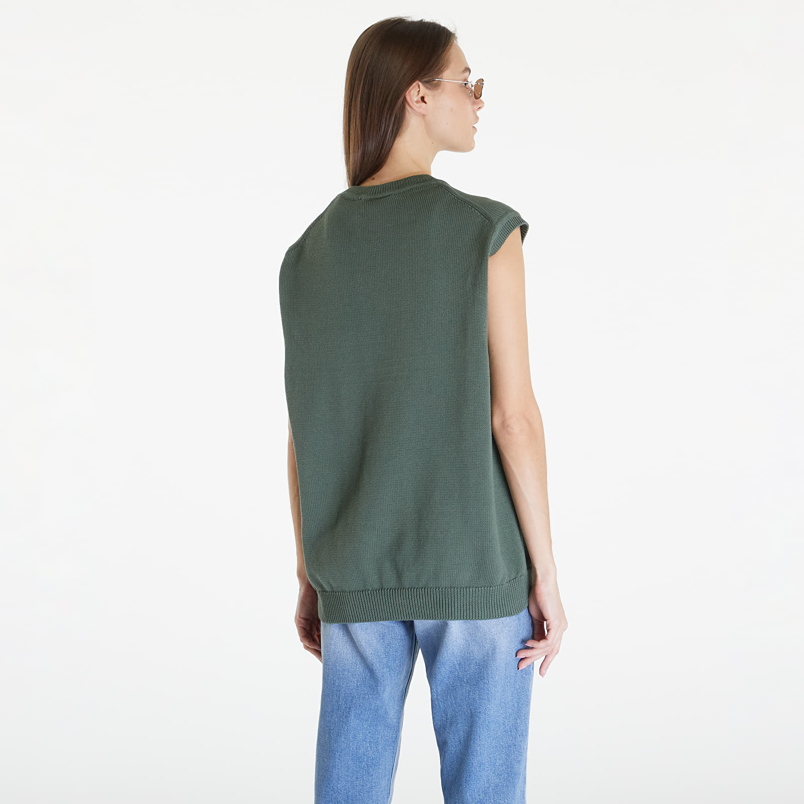 Gilets Carhartt WIP Madison Vest Sweater UNISEX Park/ Wax