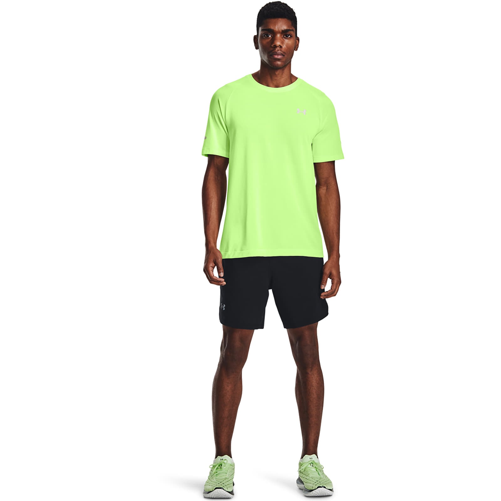 Korte broeken Under Armour Launch 7'' 2-In-1 Short Black