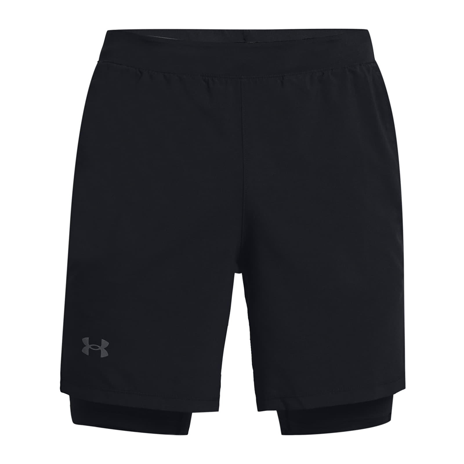 Shorts Under Armour Launch 7 2 In 1 Short Black Queens