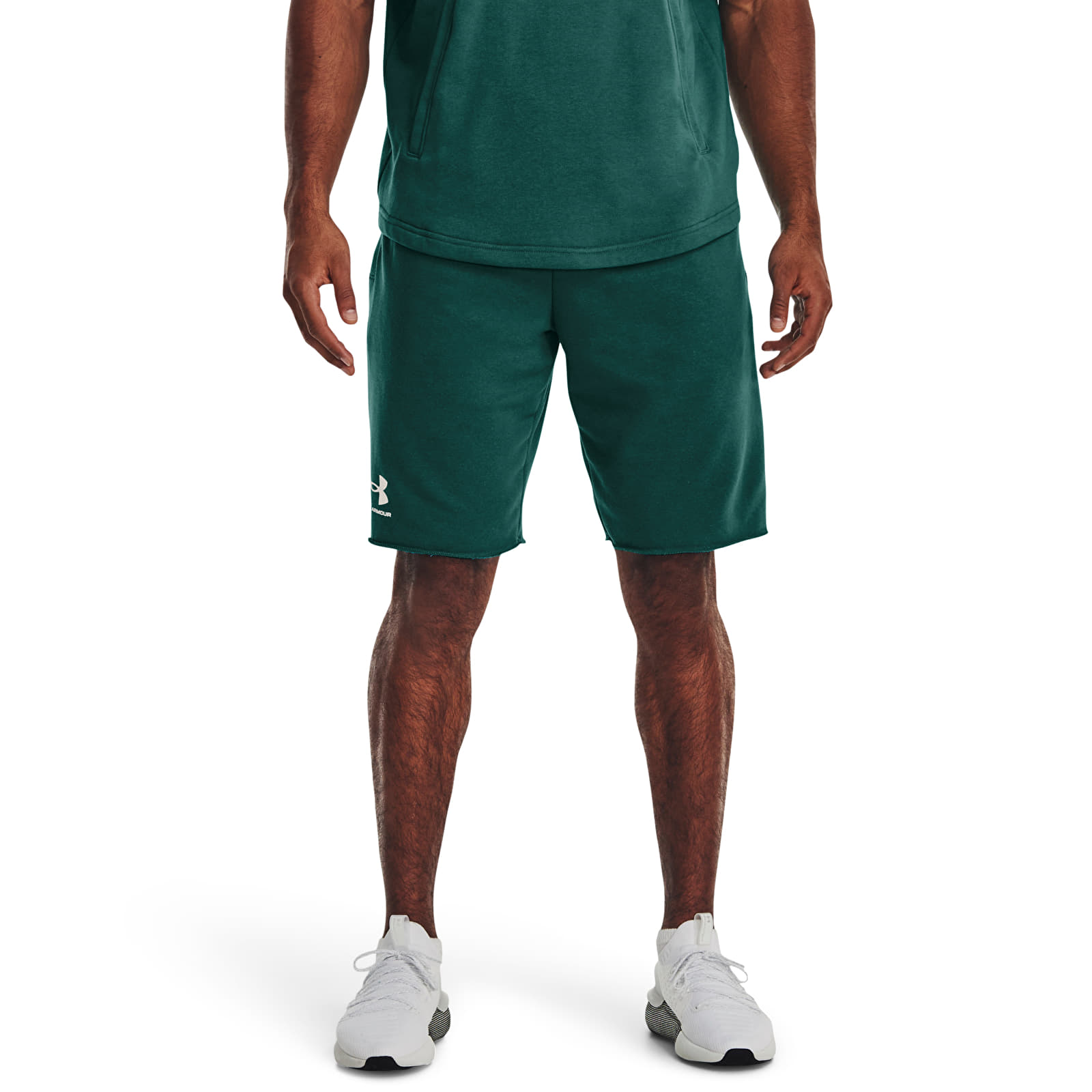 Shortsid Under Armour Rival Terry Short Green
