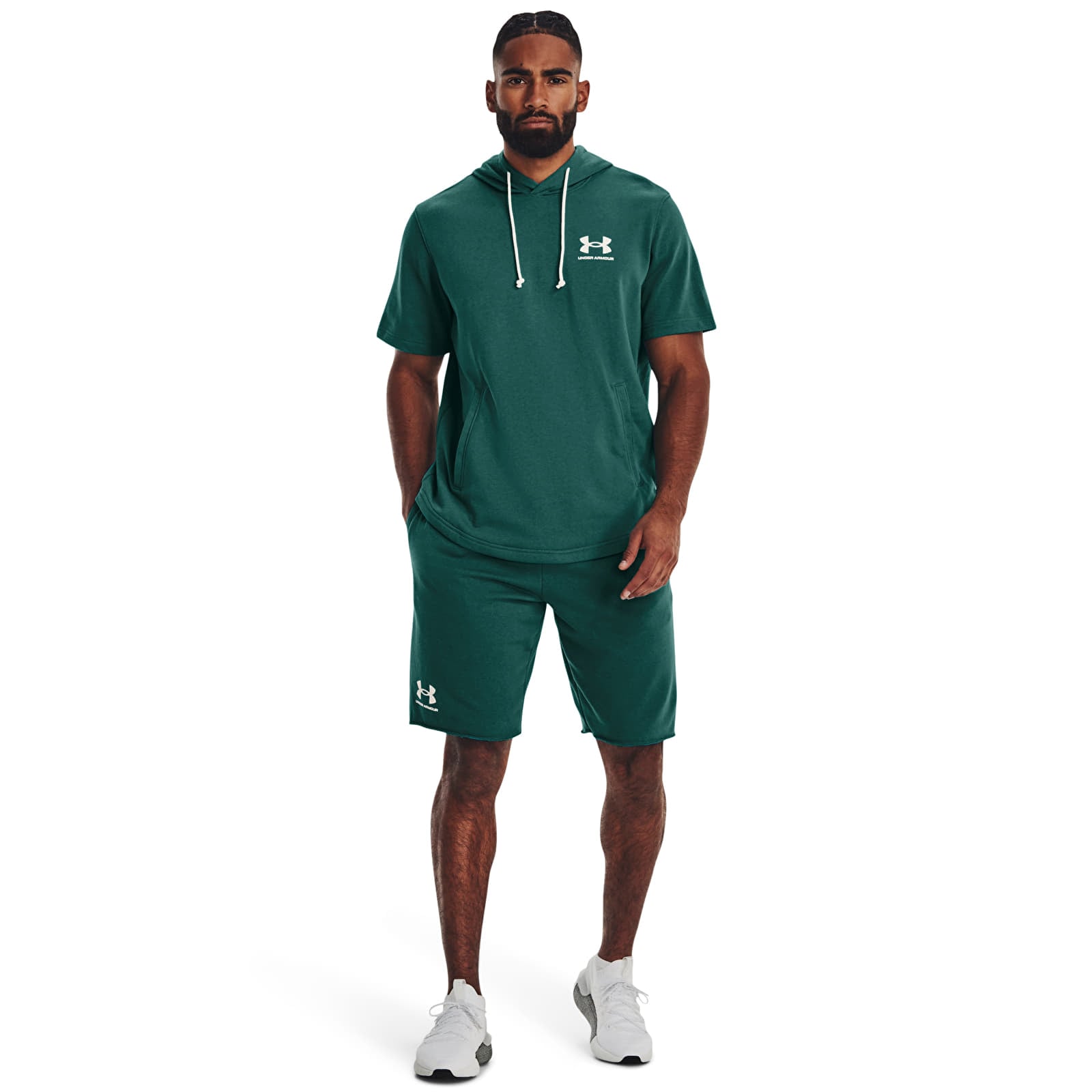 Shortsid Under Armour Rival Terry Short Green
