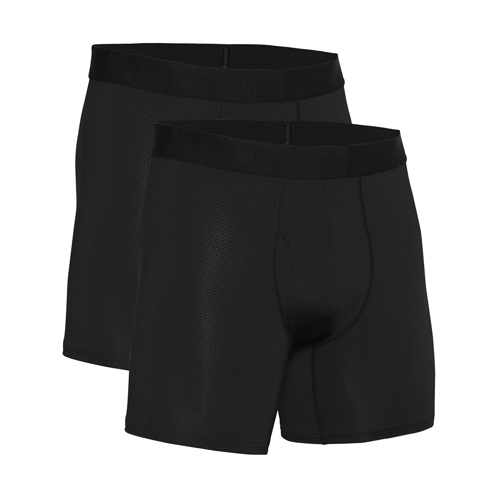 Boksersortsid Under Armour Tech Mesh 6In 2 Pack Black