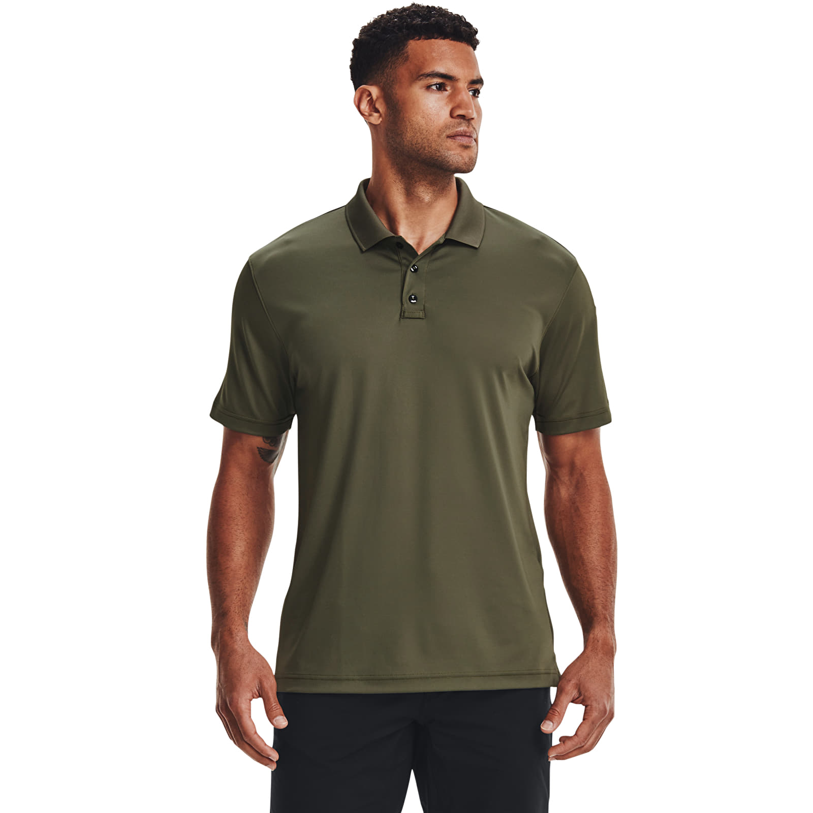 T Shirts Under Armour Tac Performance Polo 2.0 Marine Od Green Queens
