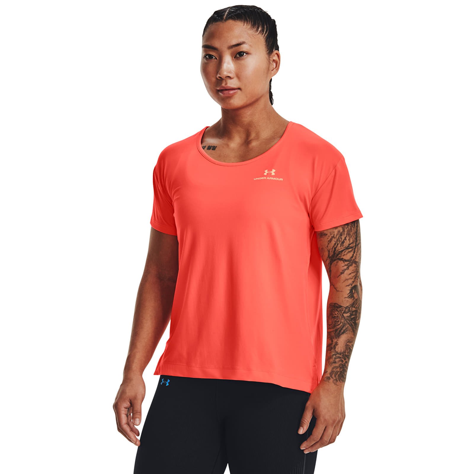 Under Armour Rush Energy Ss Orange