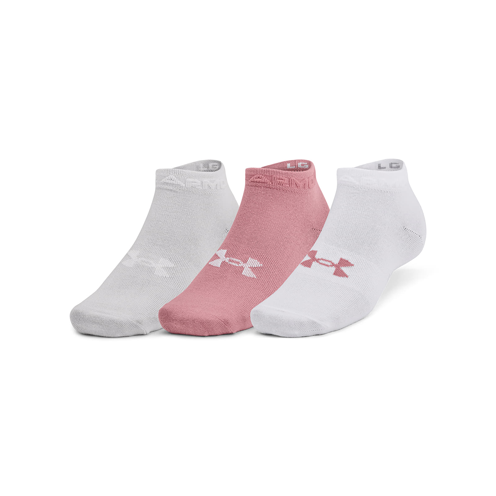 Sokid Under Armour Essential Low Cut 3-Pack Pink Elixir