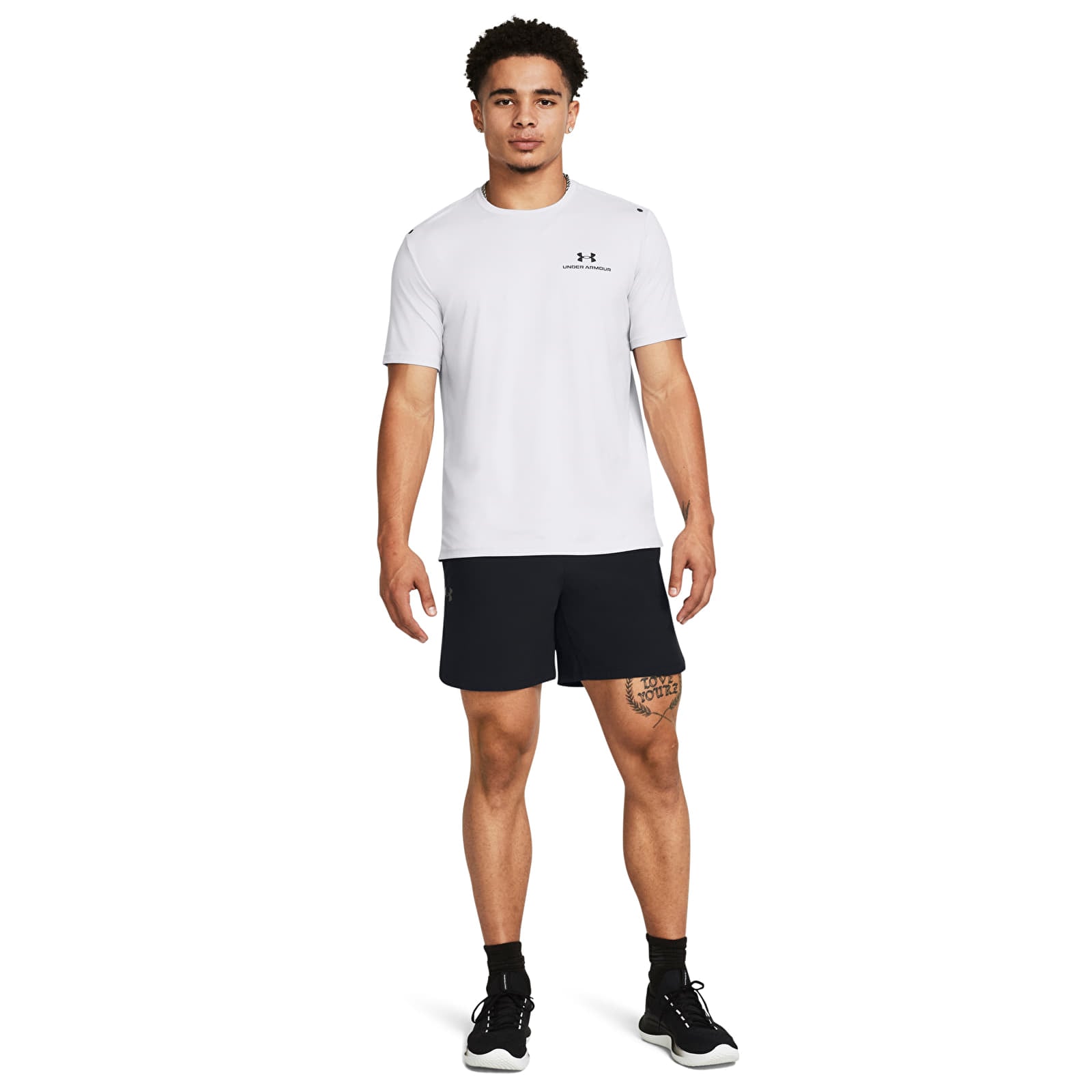 Magliette Under Armour Rush Energy Ss Halo Gray