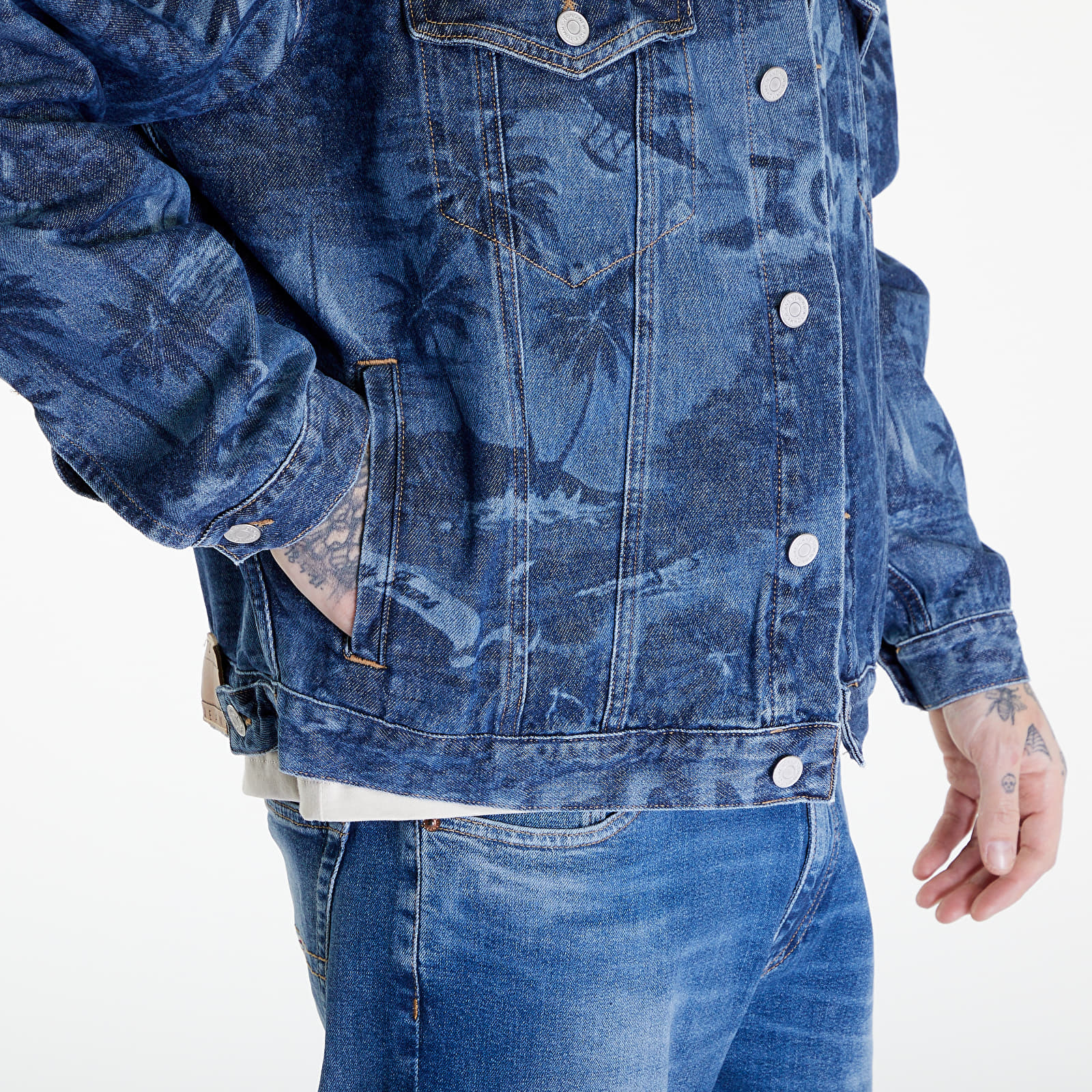 Jacken Tommy Jeans Aiden Oversized Trucker Jacket Denim