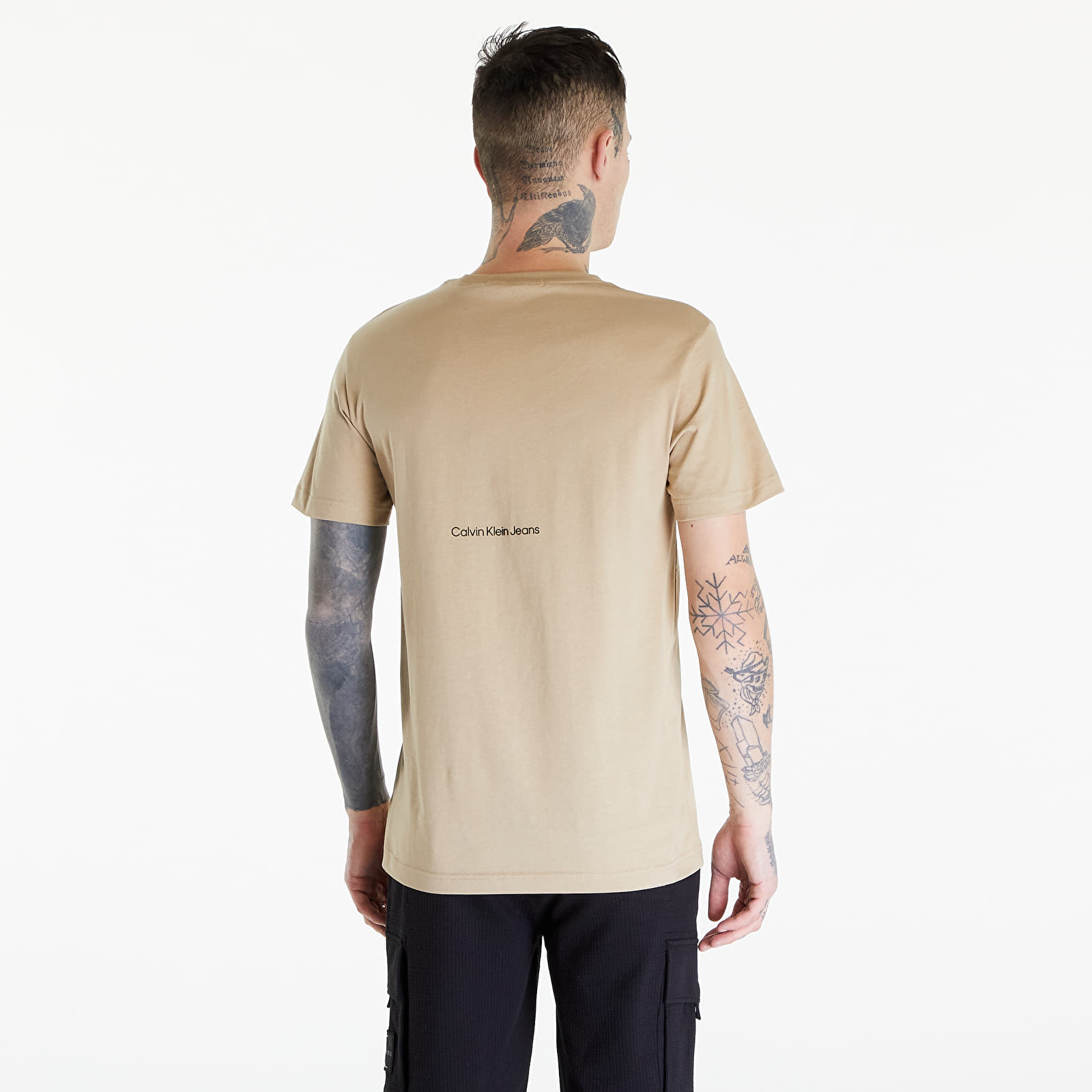 Trička Calvin Klein Jeans Serenity Multi Graphic Beige