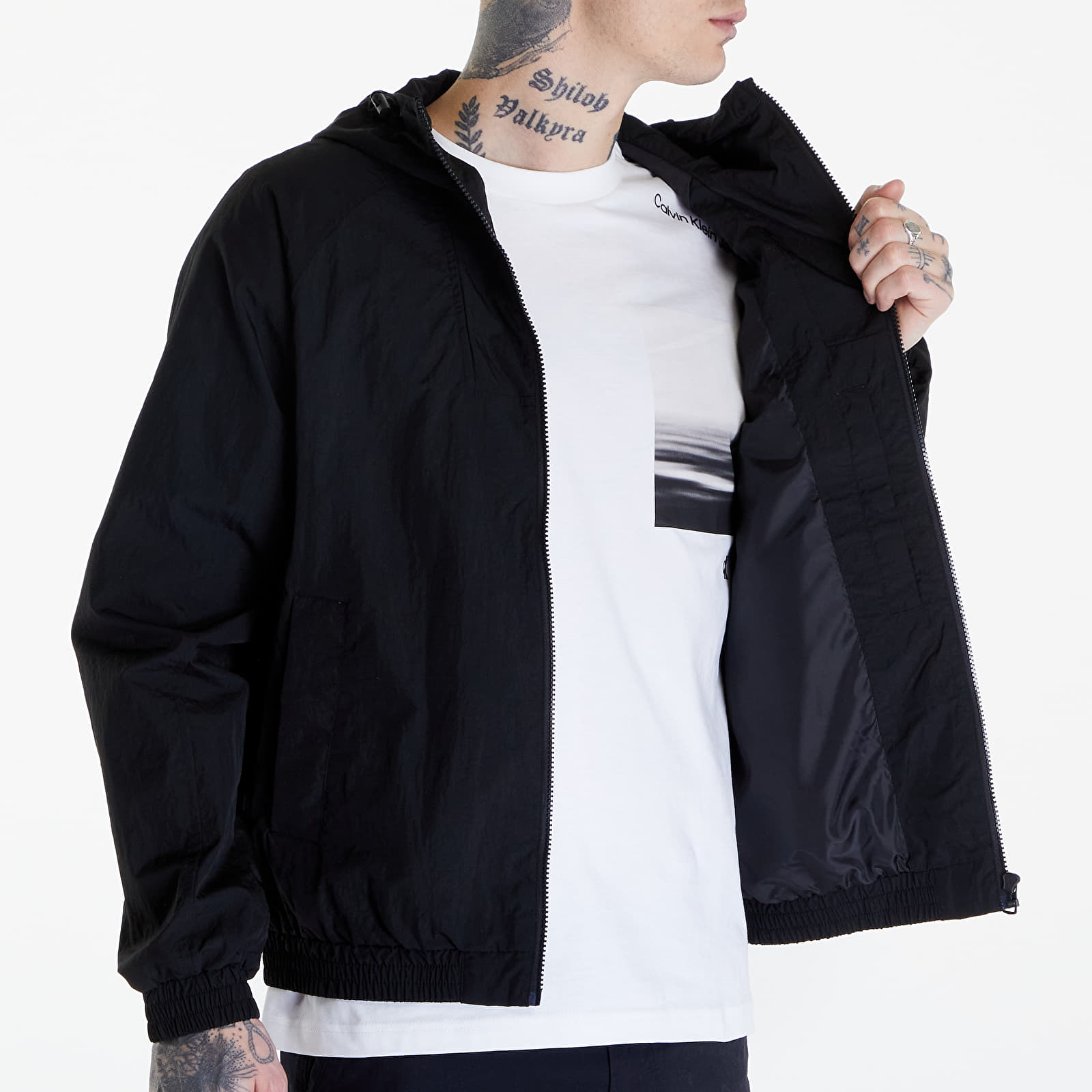 Chaquetas Calvin Klein Jeans Unpadded Hooded Harr Black