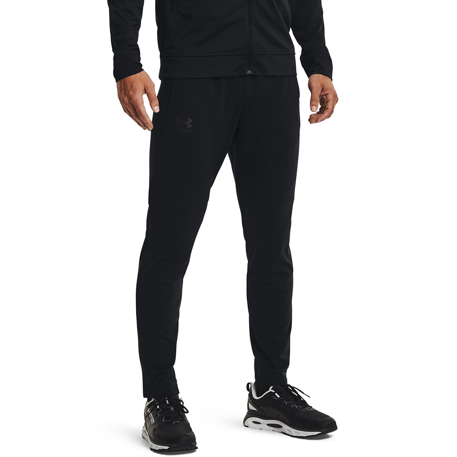 Jeans en broeken Under Armour Pique Track Pant Black
