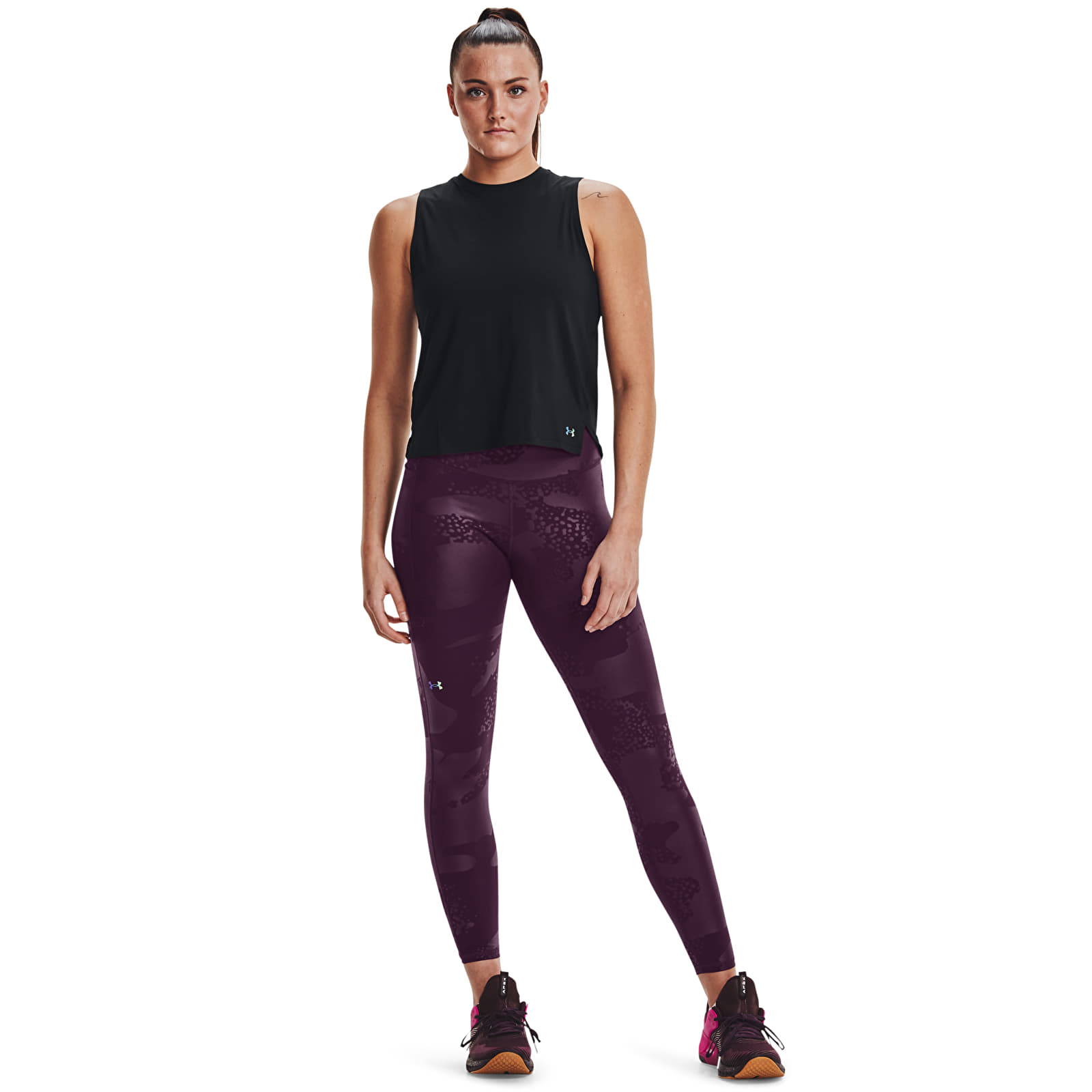 Camisetas de tirantes Under Armour Rush Tank Black
