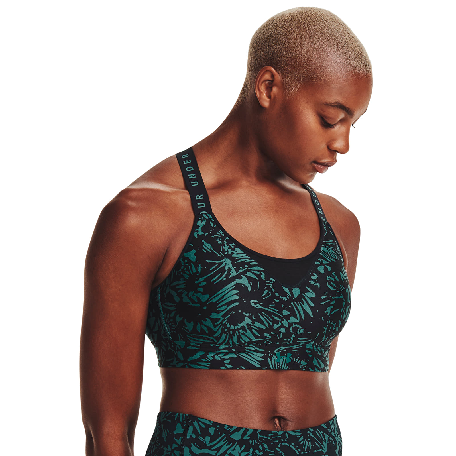 Bras Under Armour Infinity High Print Bra Black