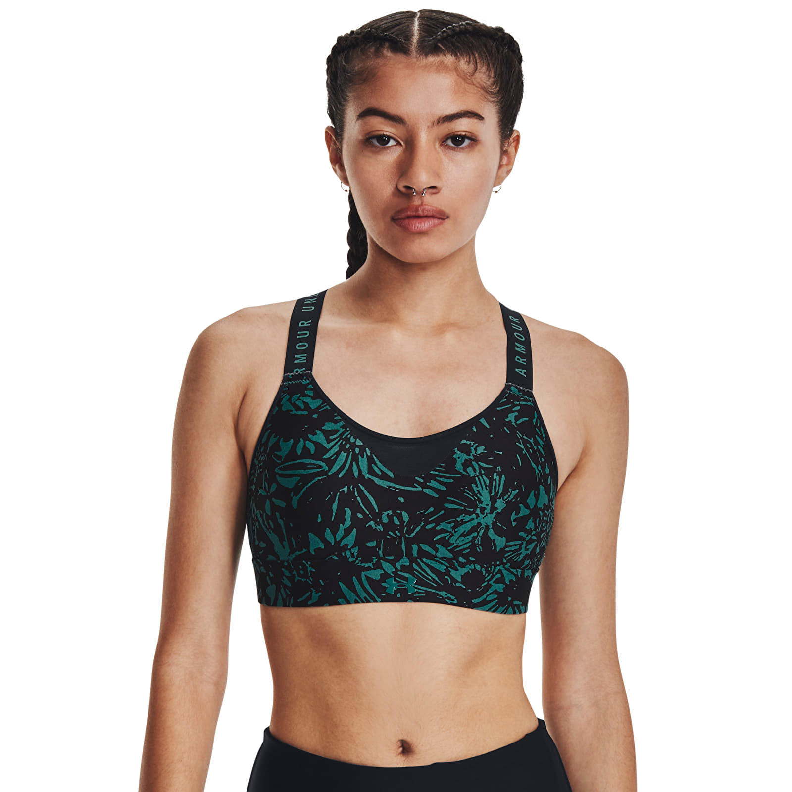 Bras Under Armour Infinity High Print Bra Black
