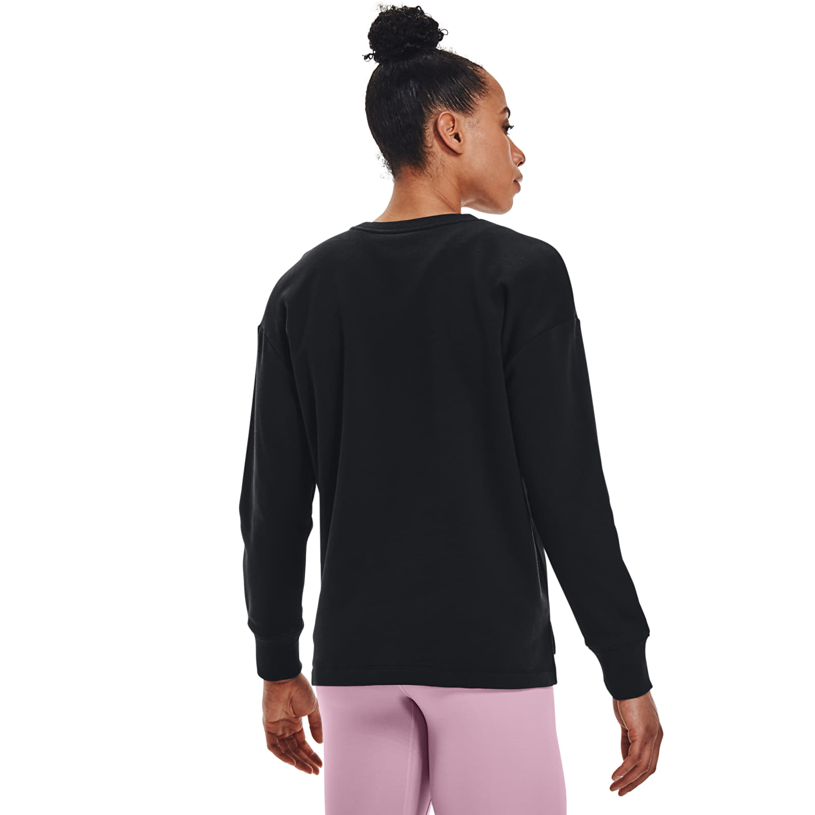 Sudaderas Under Armour Rival Fleece Oversize Crew Black