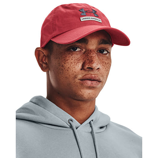 Under armour hat red top