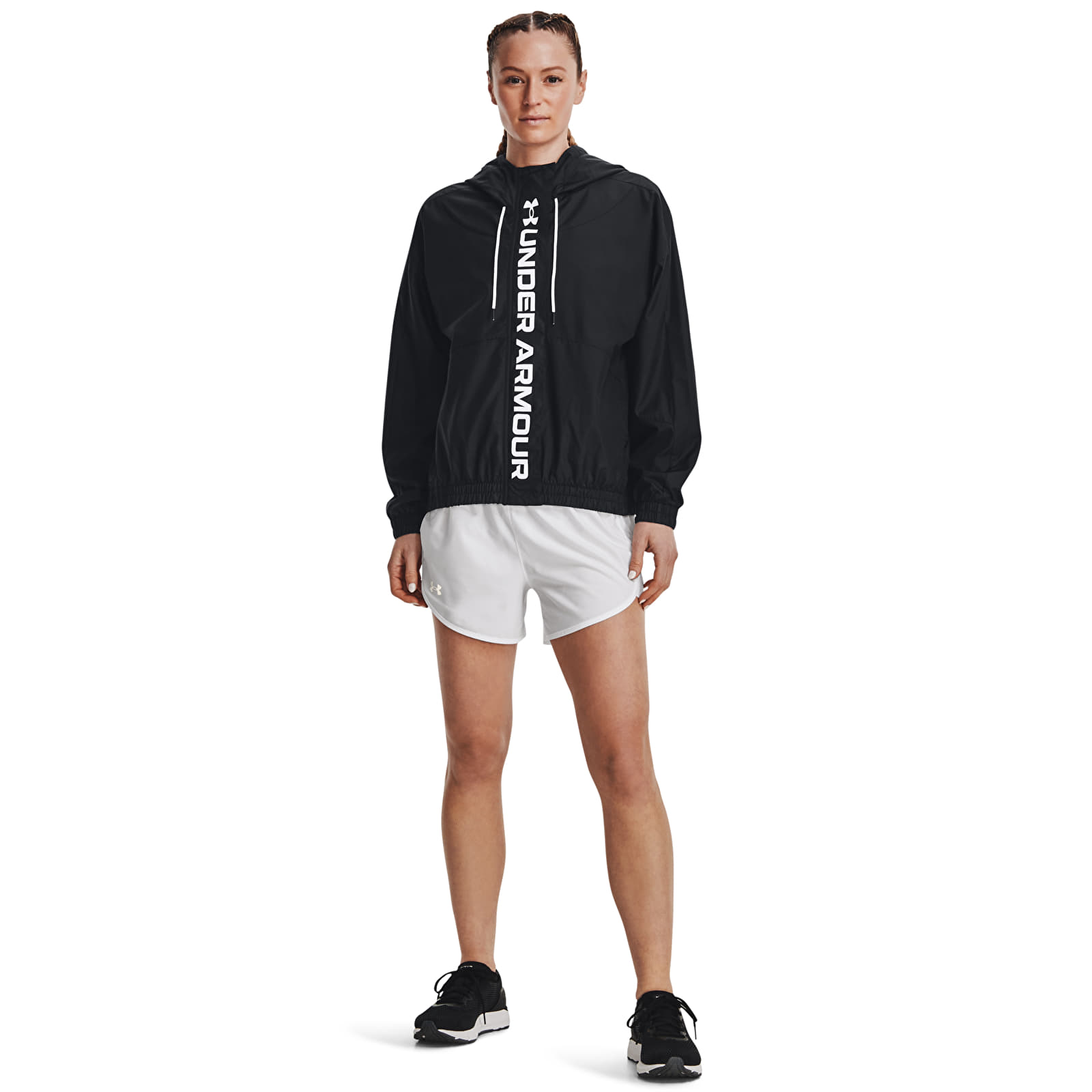 Bundy Under Armour Rush Woven Fz Jacket Black