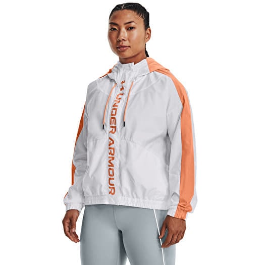 Bunda Under Armour Rush Woven Fz Jacket White
