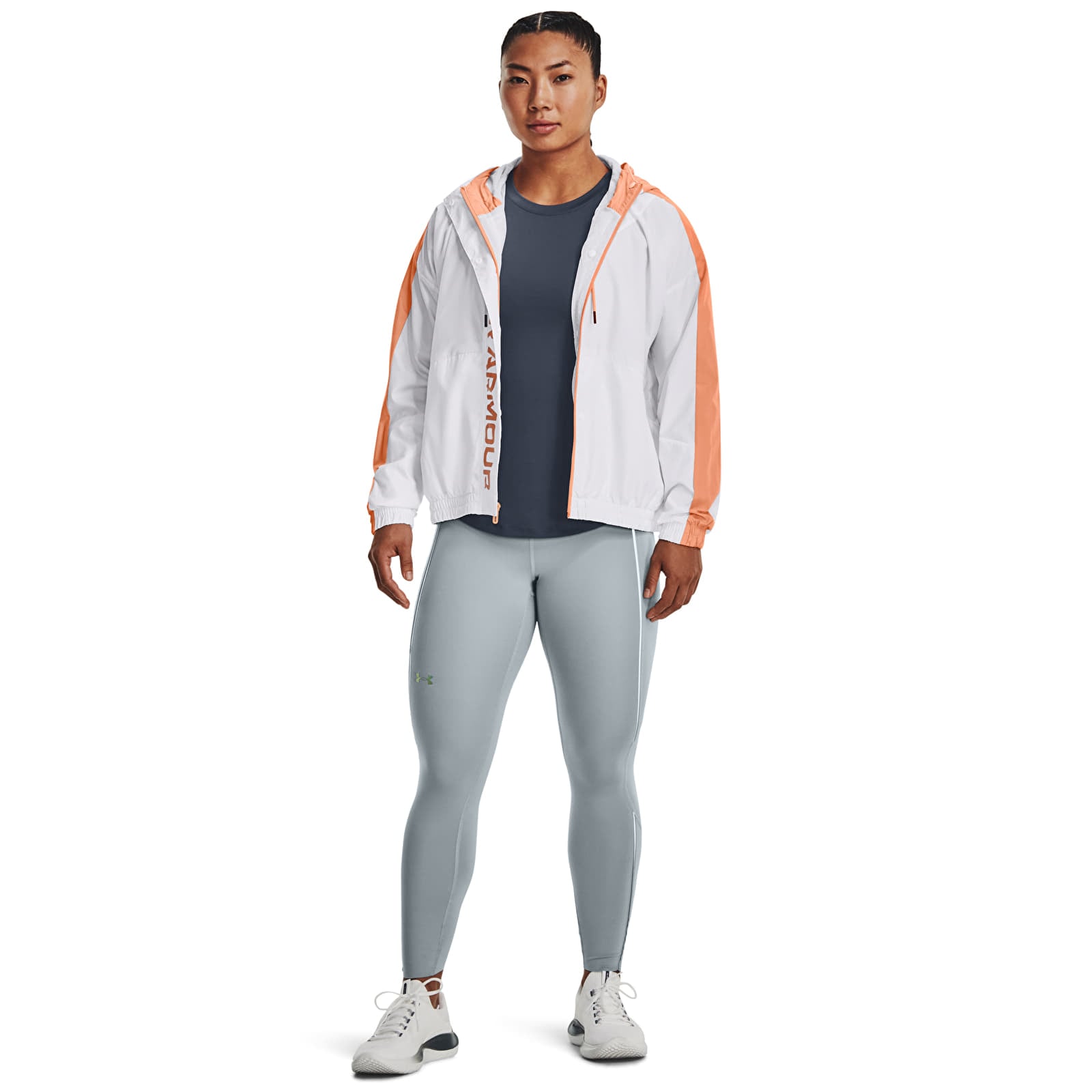 Jakker Under Armour Rush Woven Fz Jacket White
