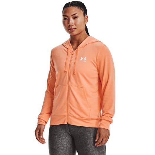 Bluza Under Armour Rival Terry Fz Hoodie Orange