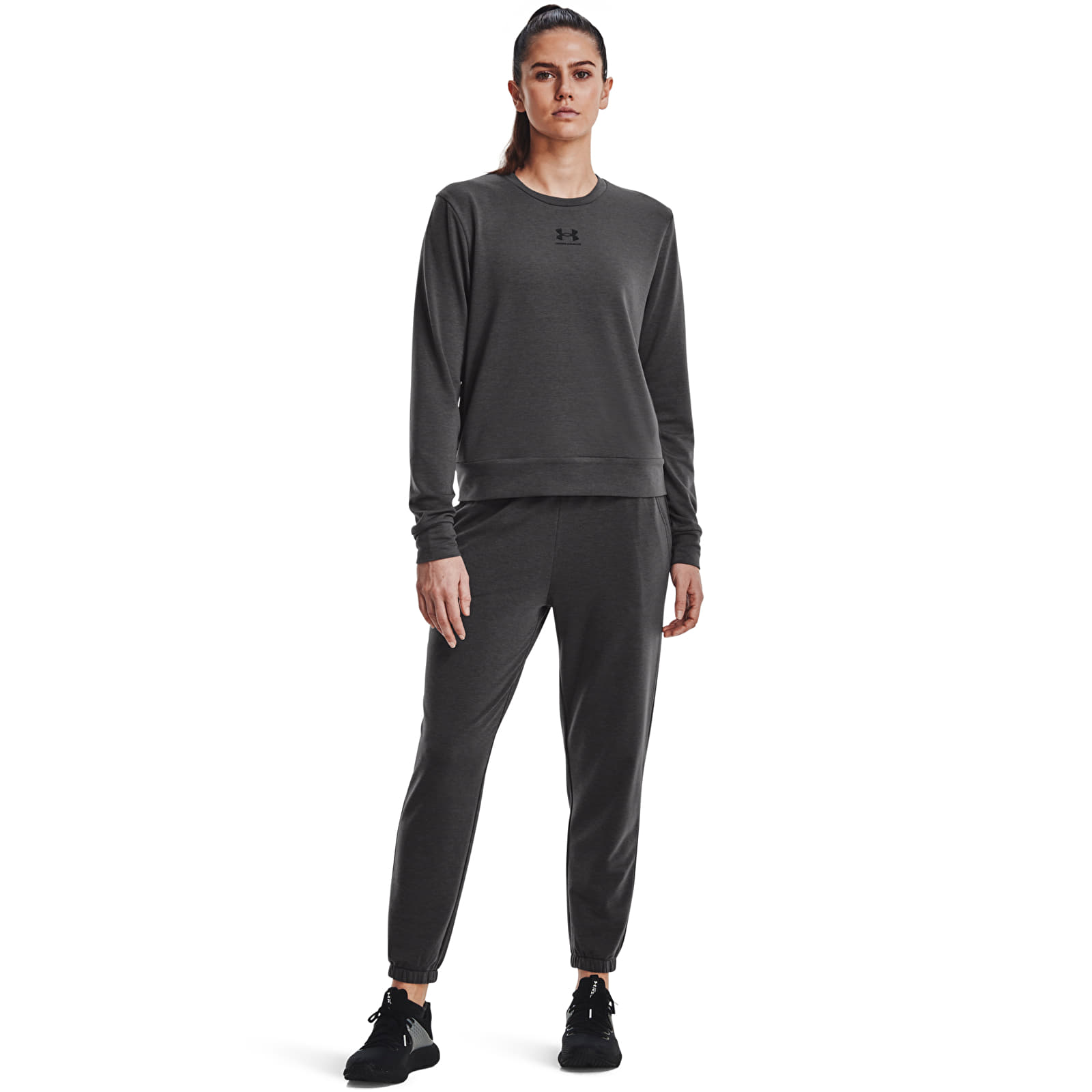 Pantalones Under Armour Rival Terry Jogger Jet Gray