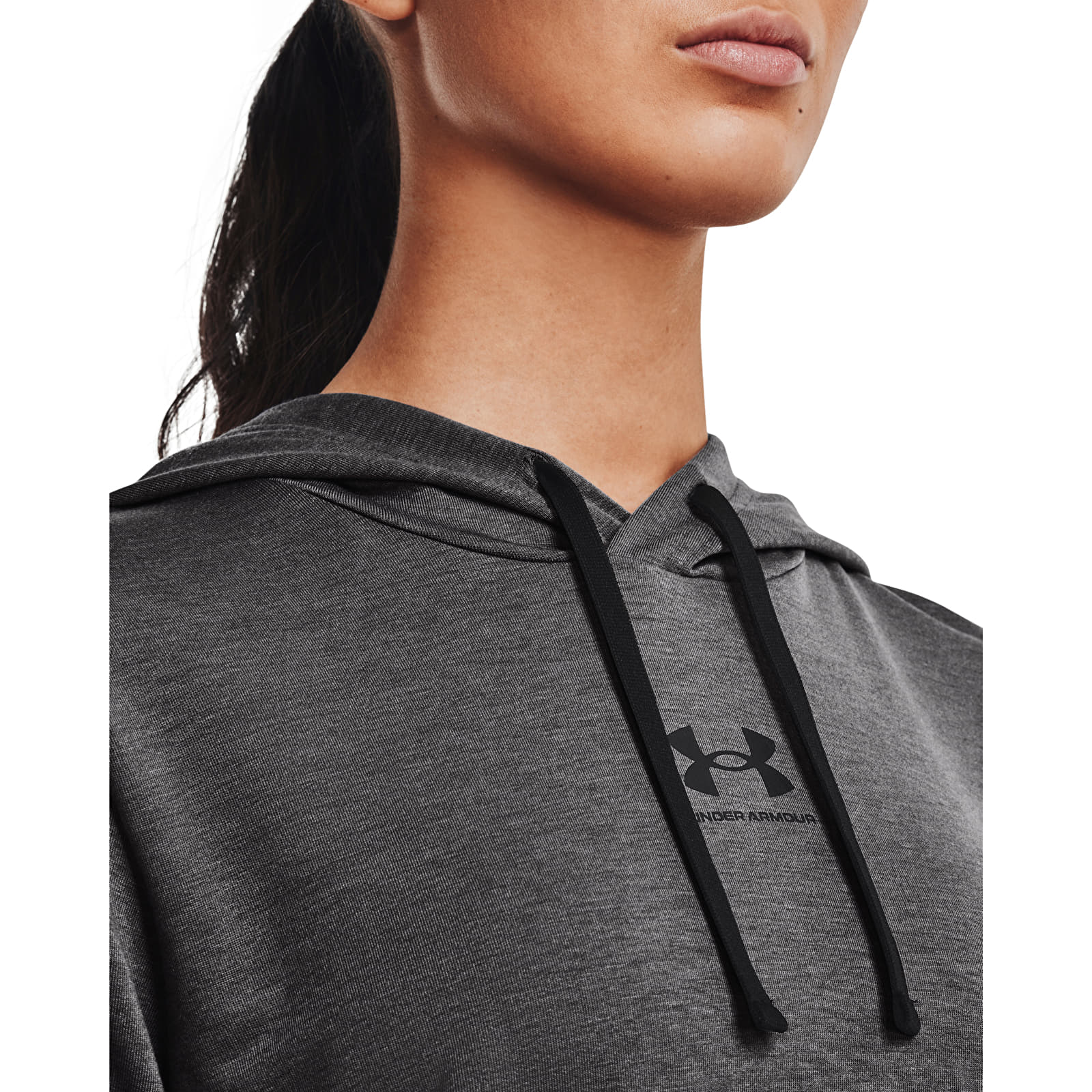 Hoodies and sweatshirts  Under Armour Rival Terry Hoodie Jet Gray