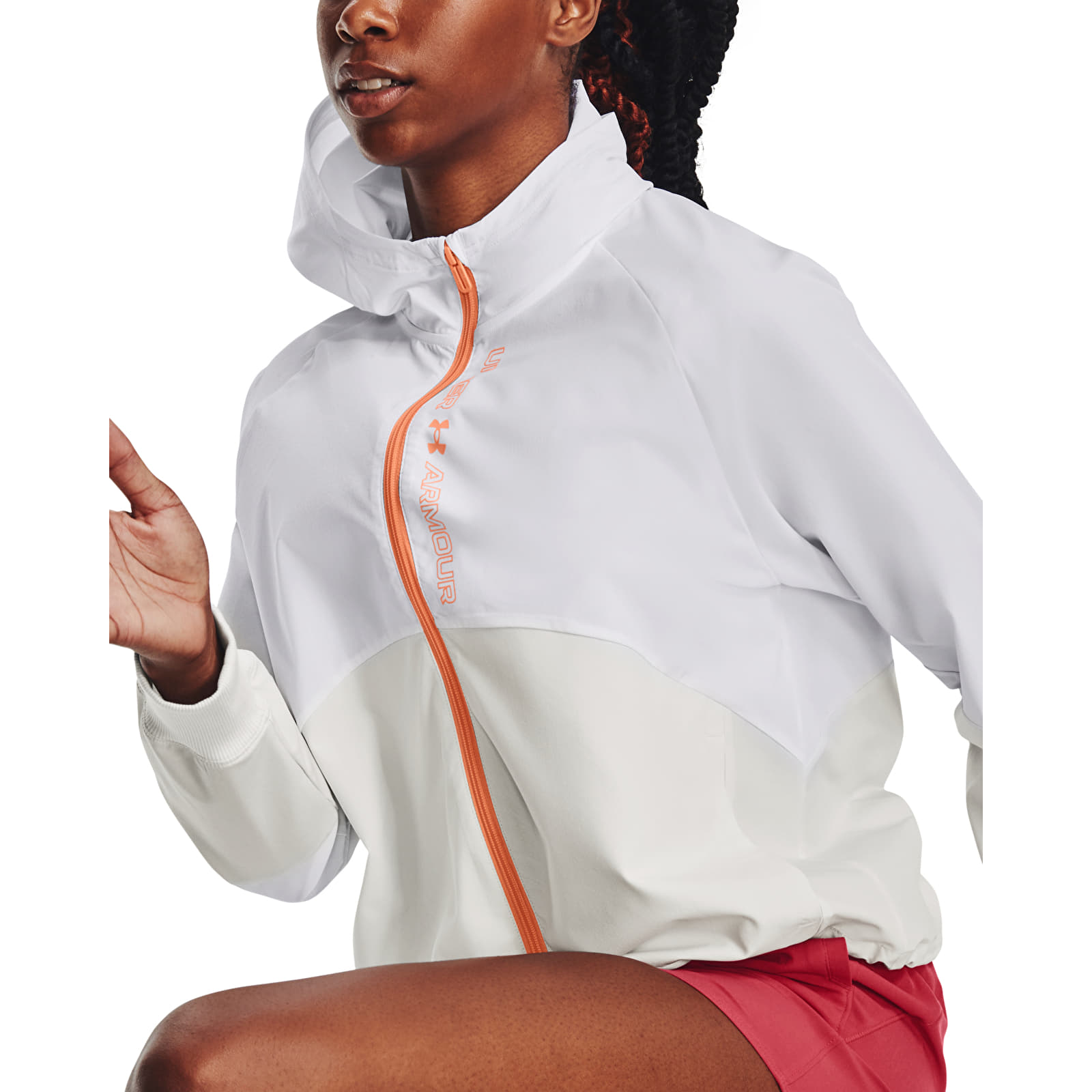 Jackets Under Armour Woven Fz Jacket White