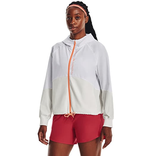 Bunda Under Armour Woven Fz Jacket White