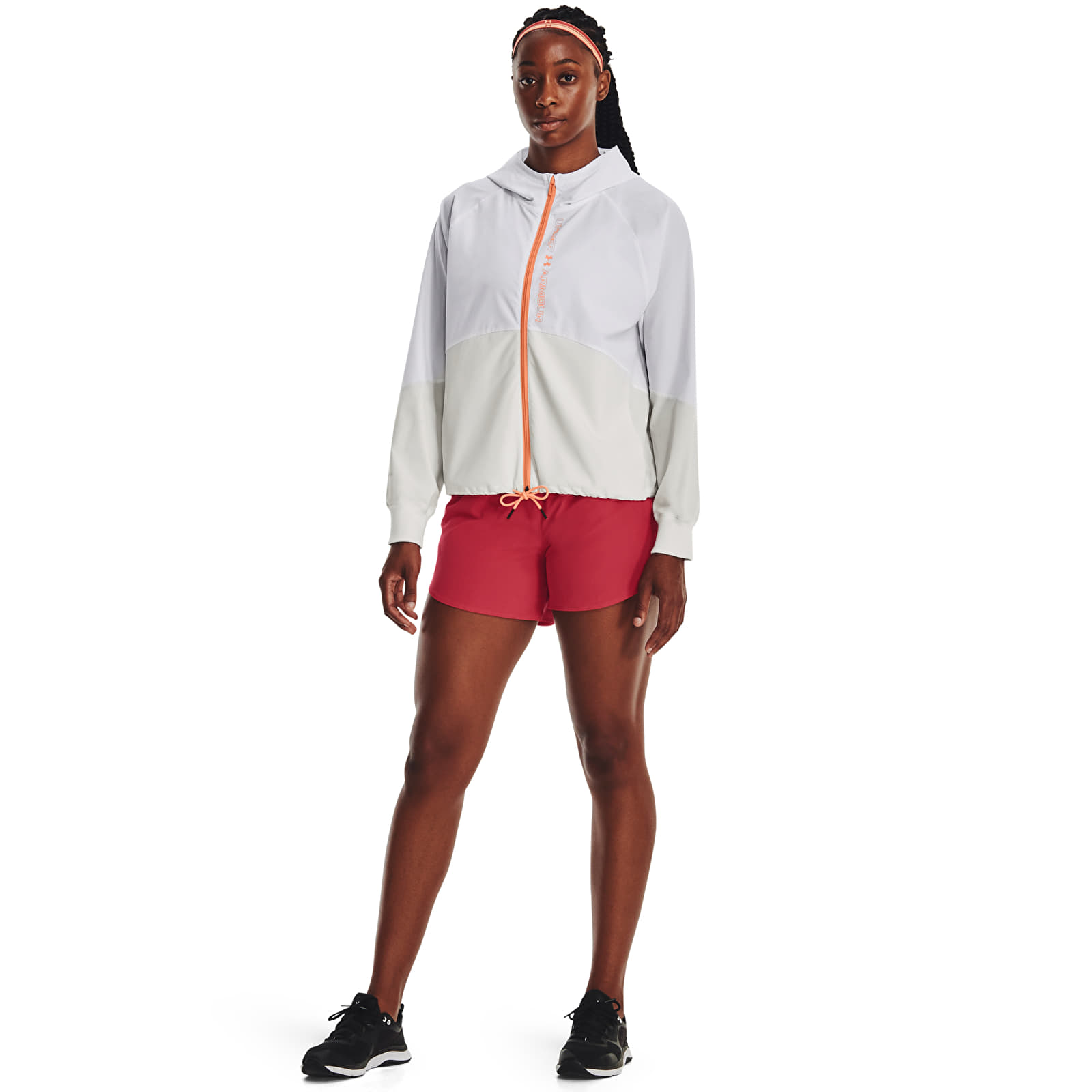Jackets Under Armour Woven Fz Jacket White