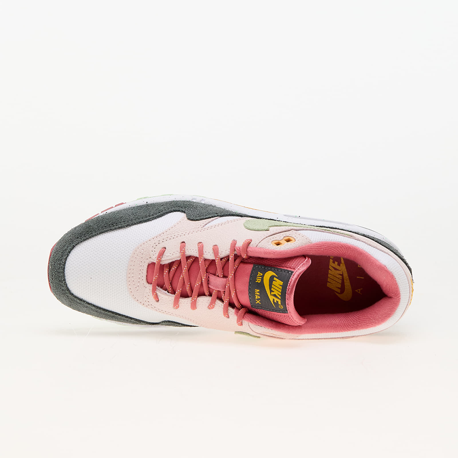 Air max 1 white pink green shop
