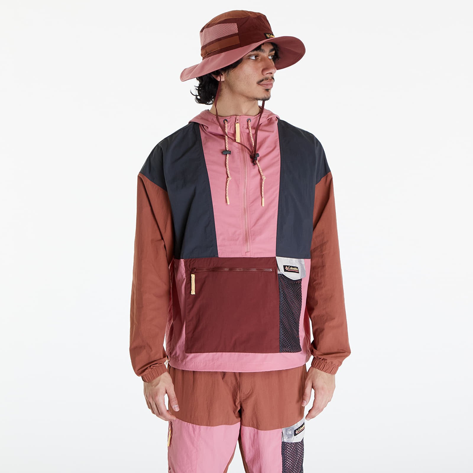 Coupe-vent Columbia Painted Peak™ Wind Jacket Pink Agave/ Shark M