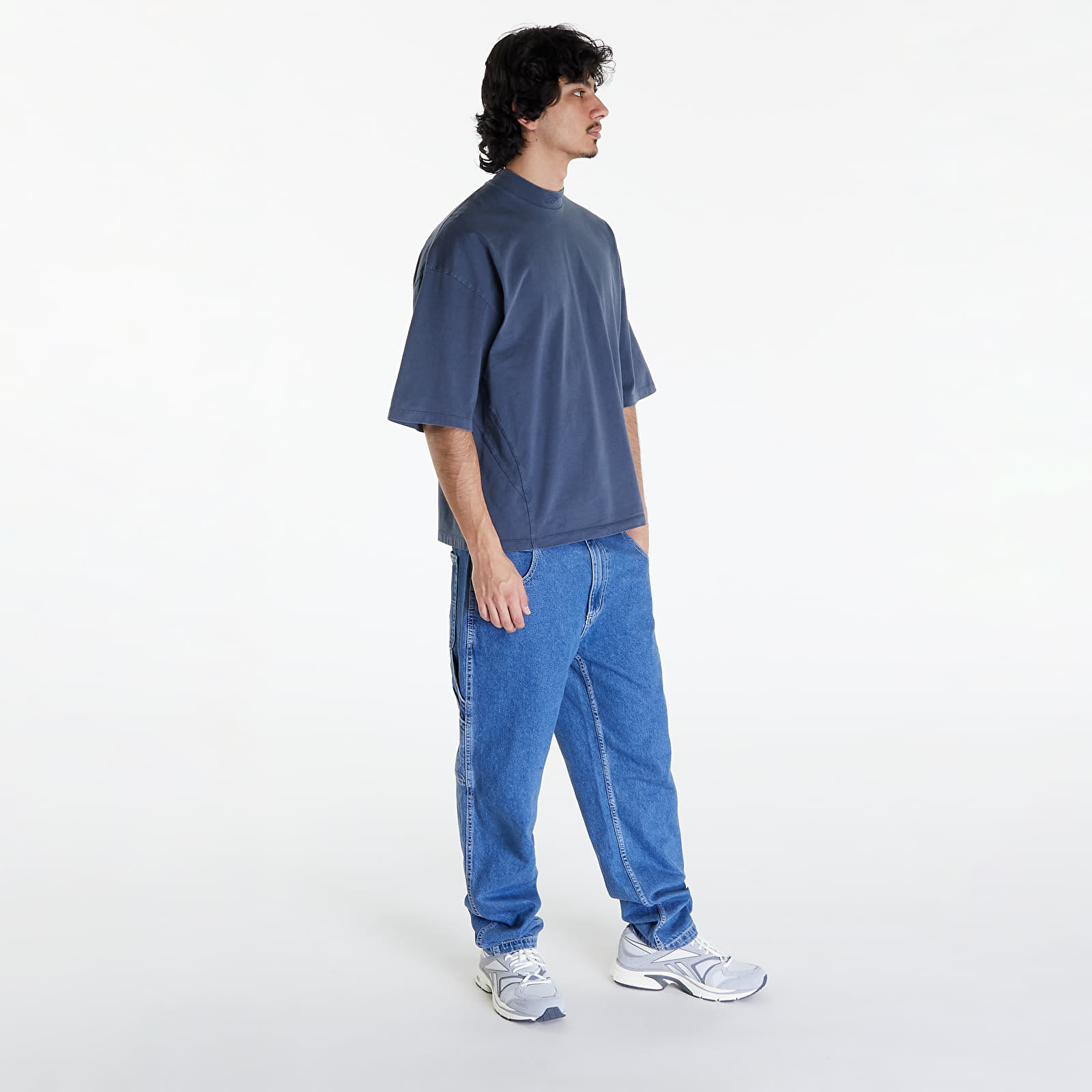 Trička Reebok Oversized Tee UNISEX Washed Stone Blue