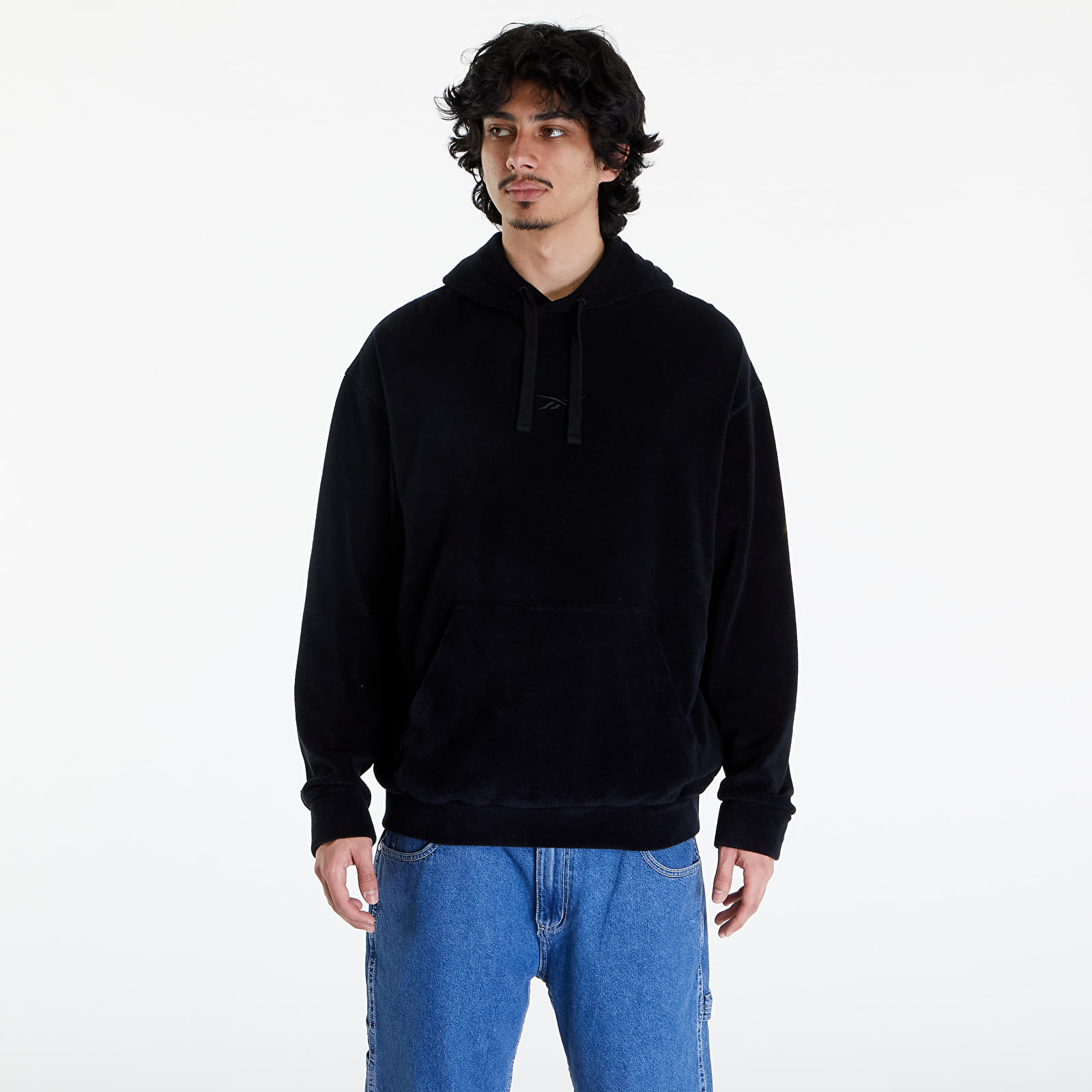 Hoodies and sweatshirts  Reebok Oversized Terry Hoodie UNISEX Black