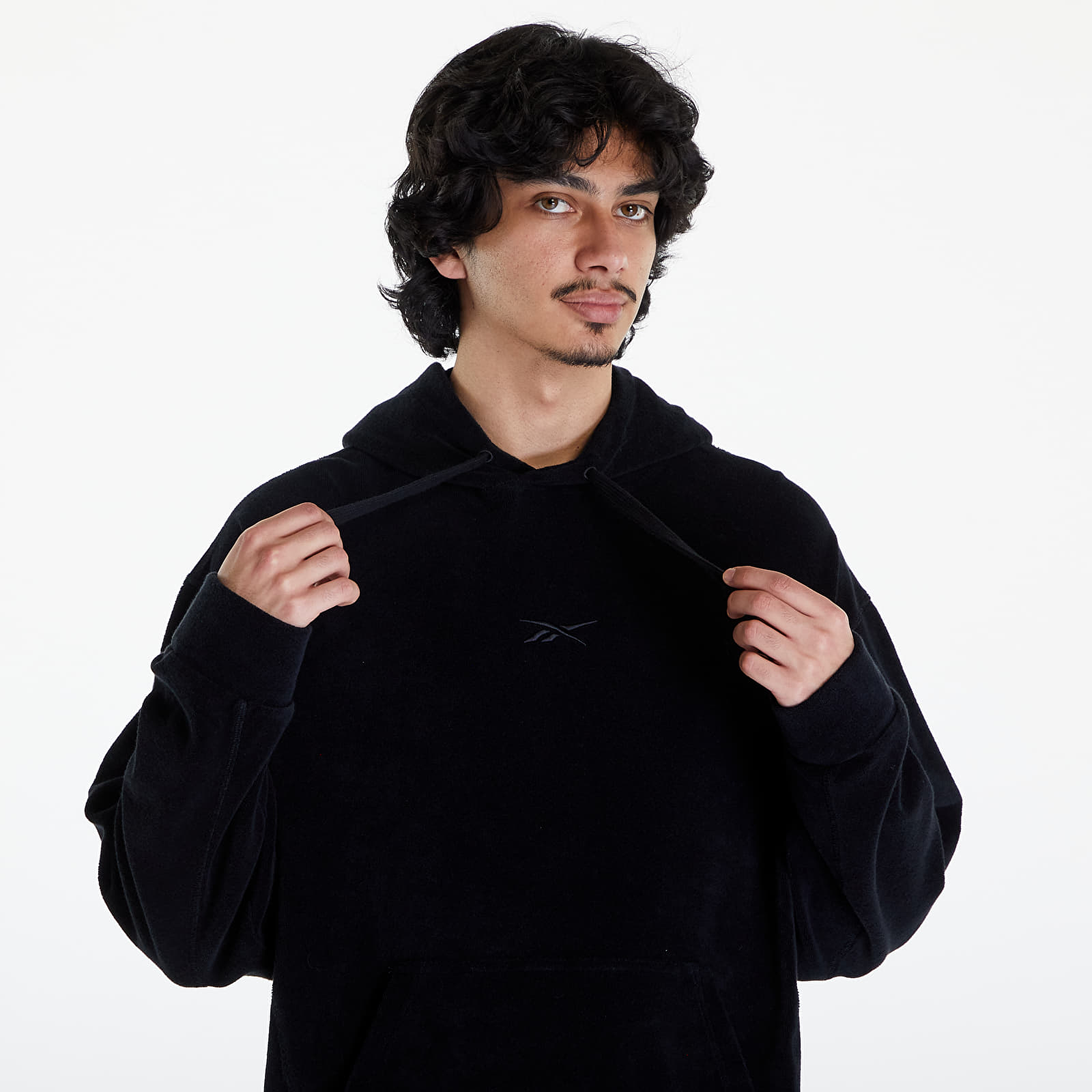 Hoodies and sweatshirts  Reebok Oversized Terry Hoodie UNISEX Black